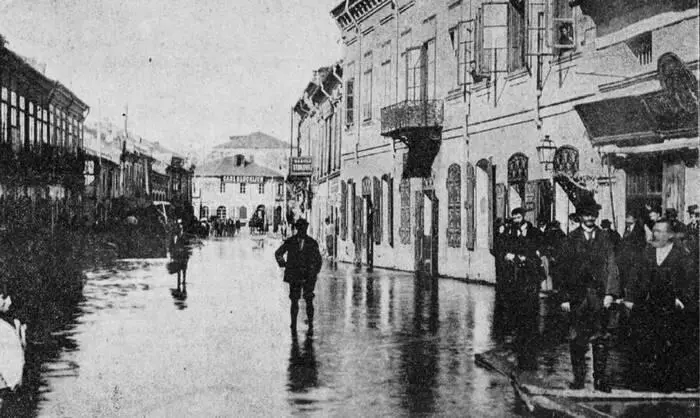 Наводнение в Галаце Фото 1897 года Порт Галаца Открытка 1906 года Зато - фото 111