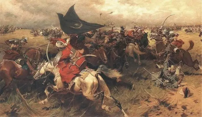 Юзеф Брандт Битва под османским знаменем 1905 год Алексей Кившенко - фото 151