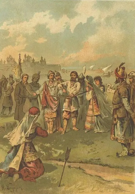 Николай Каразин Дунай Иванович и Настасья Королевична 1908 год Ференц - фото 156