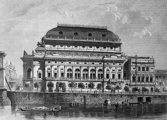 Национальный театр Фотo 1881 годa Староместская площадь Рисунок 1910х - фото 70