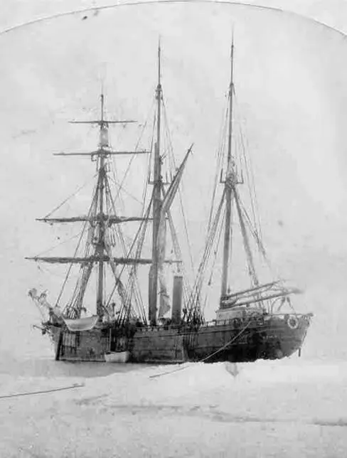 Шхуна Tеgetthoff в арктических льдах В 1871 году Вейпрехт и Пайер совершили - фото 96