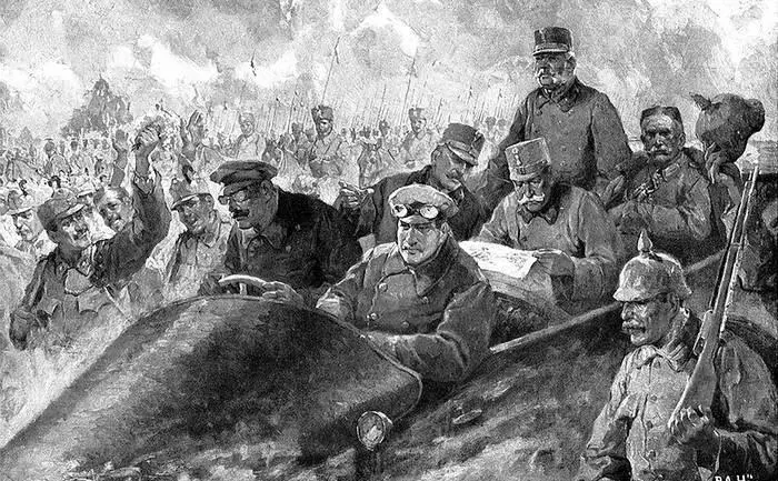 Главнокомандующий австровенгерской армией эрцгерцог Фридрих инспектирует - фото 124