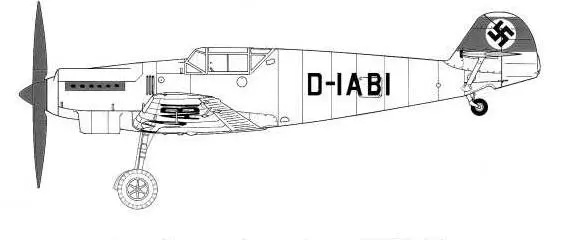 Первый опытный истребитель Bf109 V1 И всетаки это состоялось Через 15 - фото 33