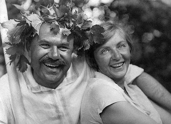 Юзек Адамович и Сонечка Шамардина ок 1934 г Галя Федулова жена Марка - фото 35