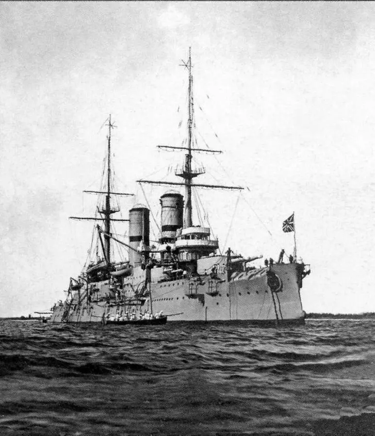 Линейный корабль Слава на рейде Кронштадта Начало 1910х годов Ф р2239 - фото 1