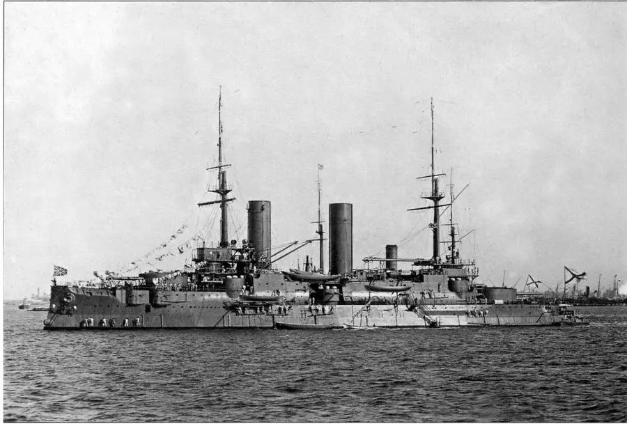 Линейный корабль Слава на Кронштадтском рейде 1910е годы Ф р2239 On - фото 26