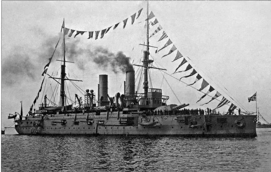 Учебноартиллерийский корабль Император Александр II во время императорского - фото 5