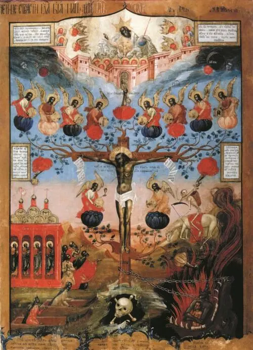 Плоды страданий Христовых Распятие XV в Прохор с Городца Распятие - фото 132