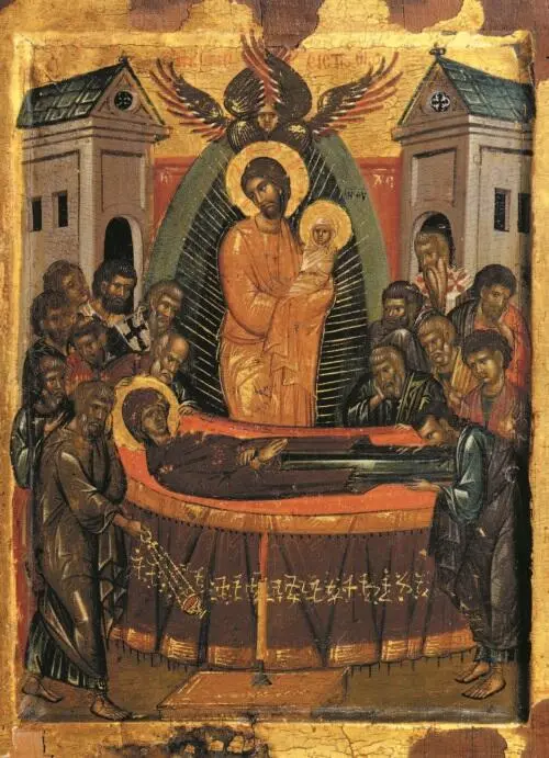 Успение Богоматери XV в Богоматерь Смоленская Одигитрия 1482 Дионисий - фото 153