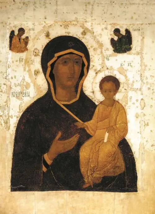 Богоматерь Смоленская Одигитрия 1482 Дионисий Государственная Третьяковская - фото 154