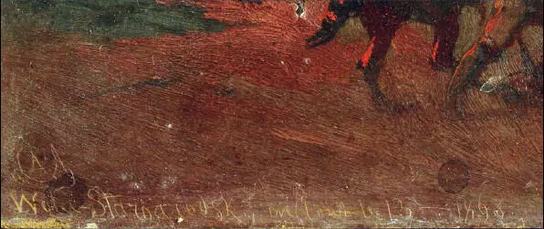 4 АИ Шарлемань Царская охота в XVI столетии Эскиз 1858 Картон масло - фото 75