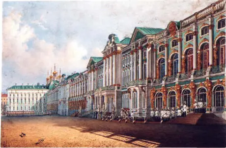 1 ВС Садовников Царскосельский дворец Бумага акварель белила Общий вид - фото 102