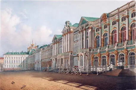 2 ВС Садовников Царскосельский дворец Бумага акварель белила Общий вид - фото 103
