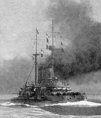 Линейный корабль Евстафий в походе Начало 1910х годов Ф р2239 On 1 - фото 1