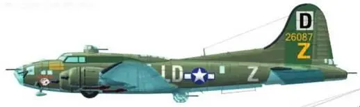 Бомбардировщик Боинг B17F Бомбардировщик Боинг B17G - фото 64