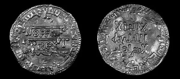 Золотая монета ОффыКоролевство Мерсия Англия VIII в Монета с ее арабской - фото 183