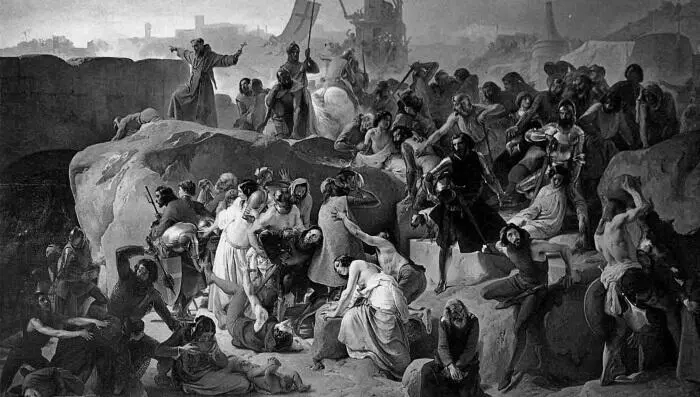 Франческо Айец Жаждущие крестоносцы у ворот Иерсалима1836 г Едва ли не - фото 216