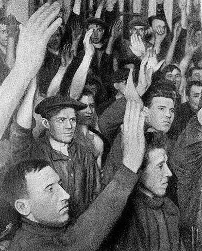 Огонек Рабочие краснознаменного листопрокатного цеха завода Серп и молот - фото 87