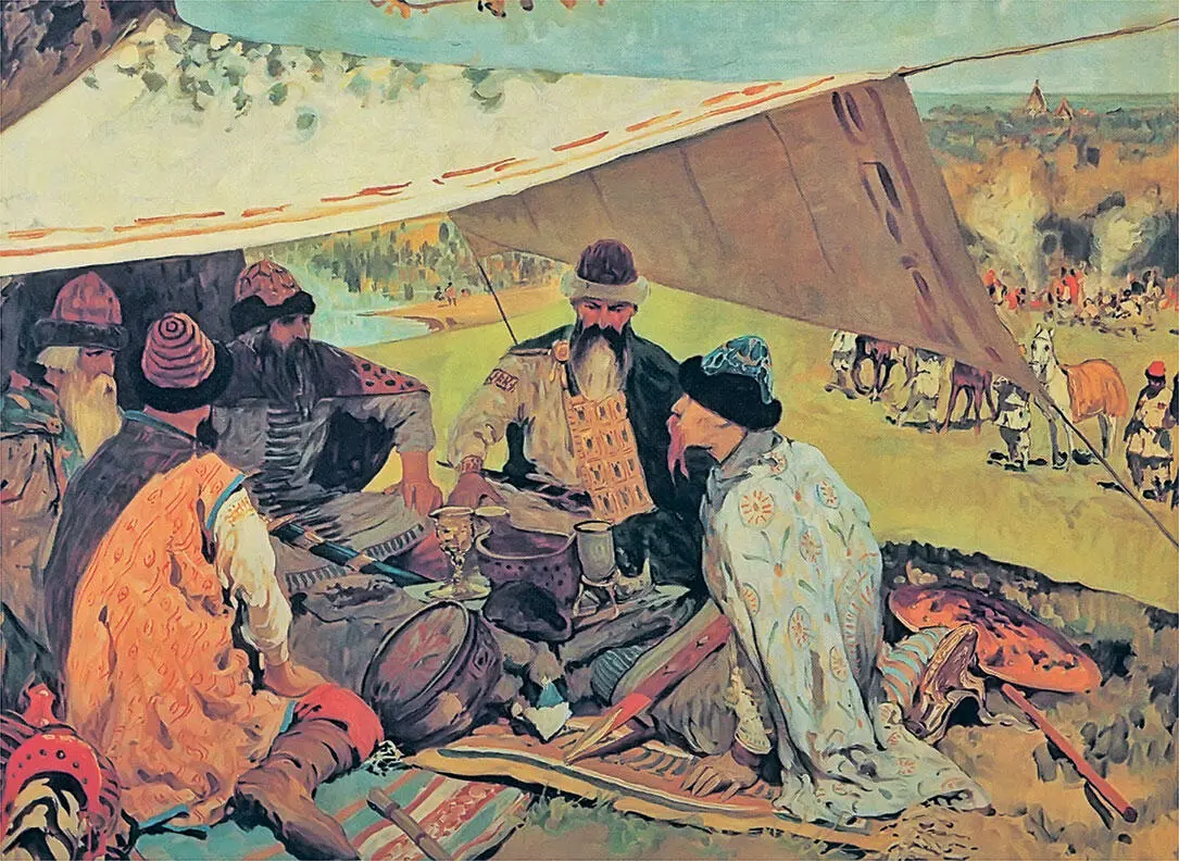 С В Иванов Русские князья заключают мир в Уветичах И опять со Святополком - фото 33
