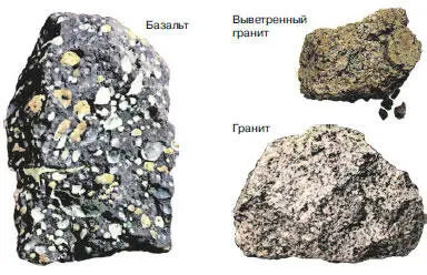 Рис 60 Твердые магматические породы базальт и гранит Используются как - фото 111