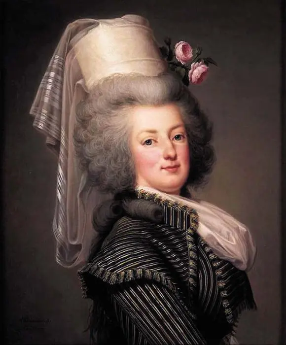 МарияАнтуанетта в охотничьем костюме Элизабет ВижеЛебрен 1788 г Людовик - фото 8