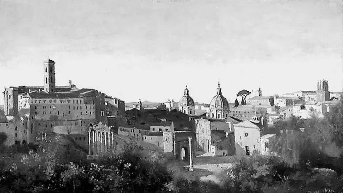 Форум Вид из Фарнезских садов Камиль Коро 1826 г Здесь ходили Цезарь и - фото 371