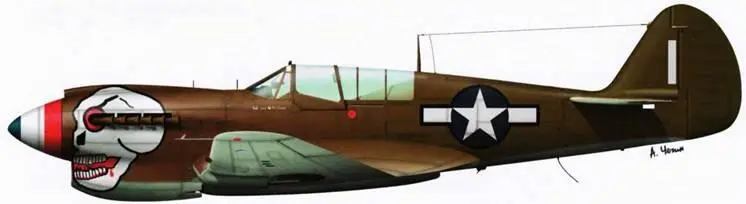 Истребитель P40N из 80й истребительной авиагруппы Индия 1944 г Этот - фото 140