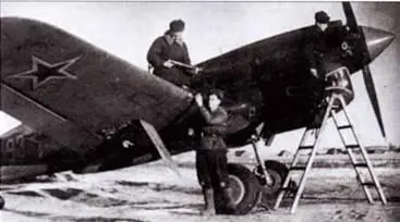 Р40М из 191го ИАП Еще один вариант акульей пасти Карельский фронт - фото 93