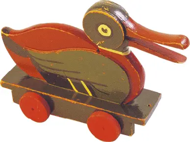 Фото 1 Деревянная утка игрушка 1930х годов занимающая особое место в - фото 38