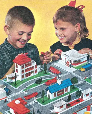 Фото 2 Набор LEGO Город 1960х годов такой же реальный как сама жизнь - фото 39