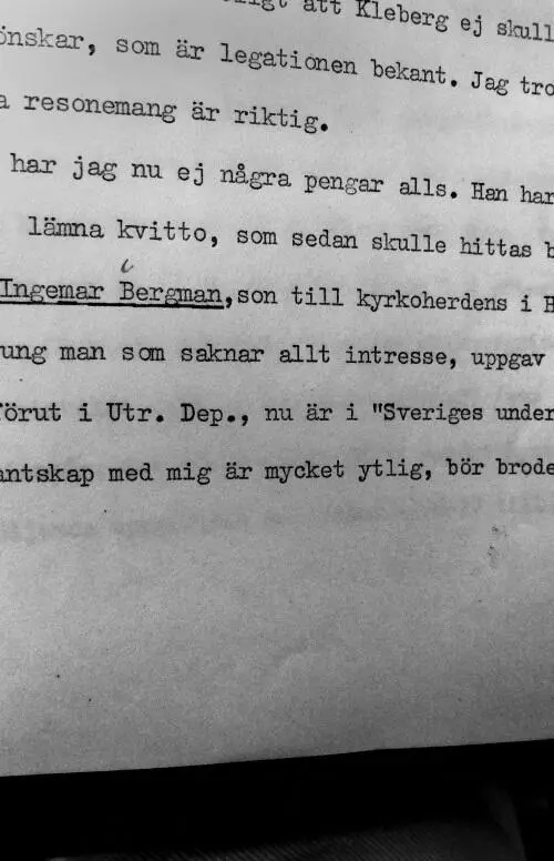 Будучи любовницей Бергмана Карин Ланнбю доносила на него и на его брата Дага в - фото 7