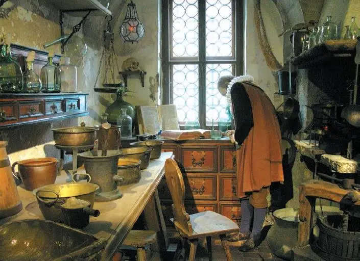 Рис 117 Лаборатория алхимика Рис 118 Алхимические символы элементов На - фото 141
