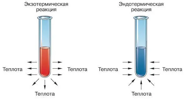 Рис 133 Схематическое изображение экзотермической и эндотермической реакций В - фото 159