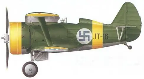 И153 из LeLv6 ВВС Финляндии Нумелла осень 1941 г Тот же самолет по - фото 68
