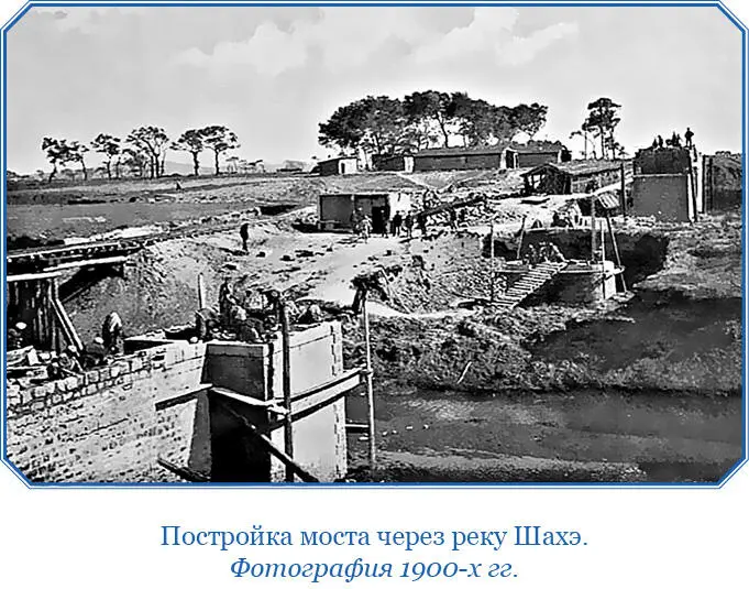 Насыпь железной дороги слева и горные высоты спереди и справа представляли вид - фото 157