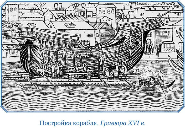 Магеллан с трех часов утра наблюдавший за работой корабельных мастеров - фото 78