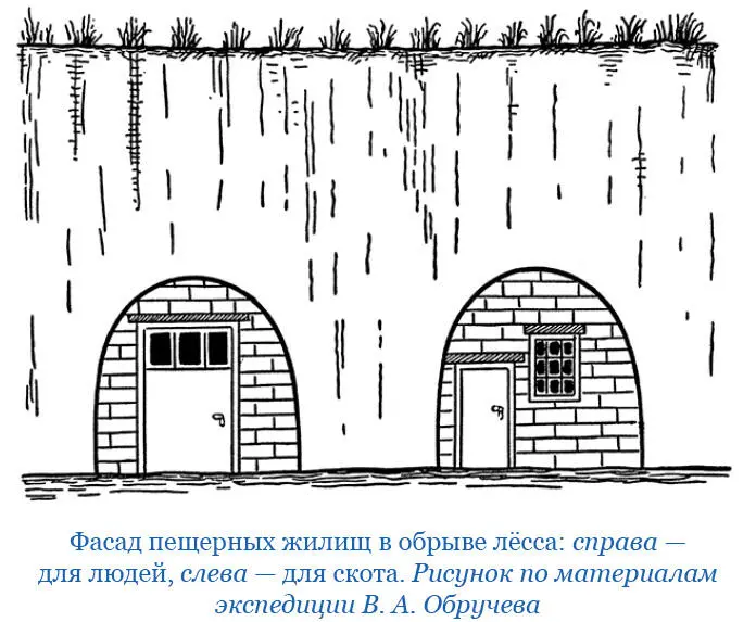 Уже среди уступов плоскогорья где толща лёсса достигает местами 2030 м - фото 25