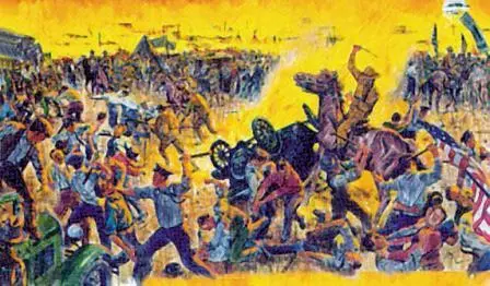 Разгон демонстрации безработных Вашингтон 1932 г Толпы разорившихся - фото 96