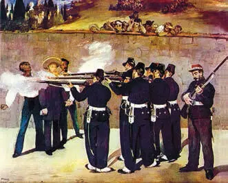 Расстрел Максимилиана I Художник Э Мане Французские войска остались в - фото 244