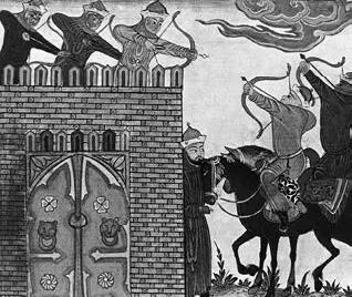 Мусульмане штурмуют крепость в Сирии Средневековая миниатюра Ещё при жизни - фото 53