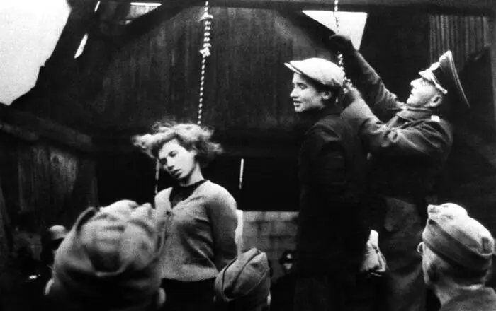 Казнь белорусских подпольщиков Минск 1941 г АвторТАСС Село Ульяново - фото 175