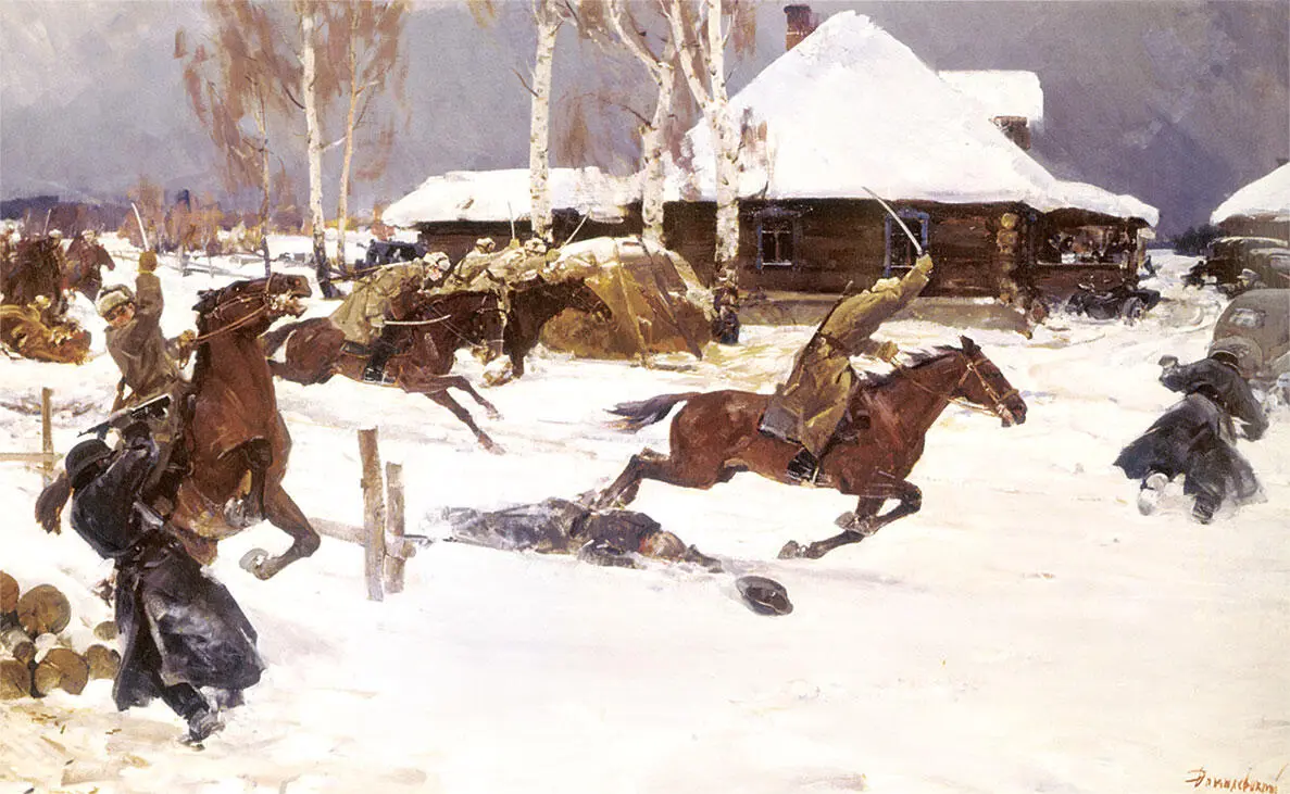 По тылам врага Художник Е Данилевский Лев Доватор 19031941 Командир - фото 48
