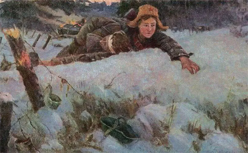 Медсестра Художник А Н Худяков Матрена Нечепорчукова родилась в 1924 г - фото 155