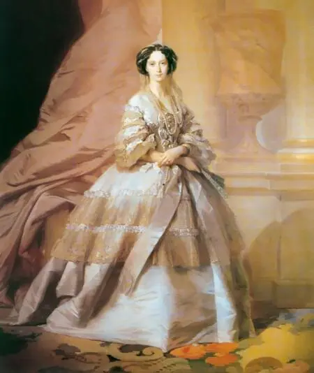 Портрет Марии Александровны жены Александра II Художник Иван Макаров 1866 - фото 42