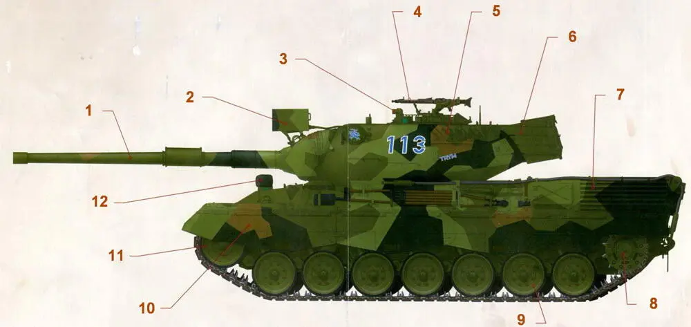 Основной боевой танк Леопард 1 Основной боевой танк Леопард 1 вооруженных - фото 8