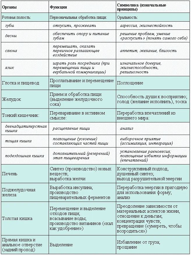 В более упрощенном символическом варианте прохождение пищи по пищеварительному - фото 2