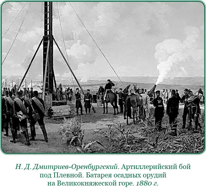 Скобелев окинул глазами нашу позицию и заметил как слабо была она усилена - фото 154