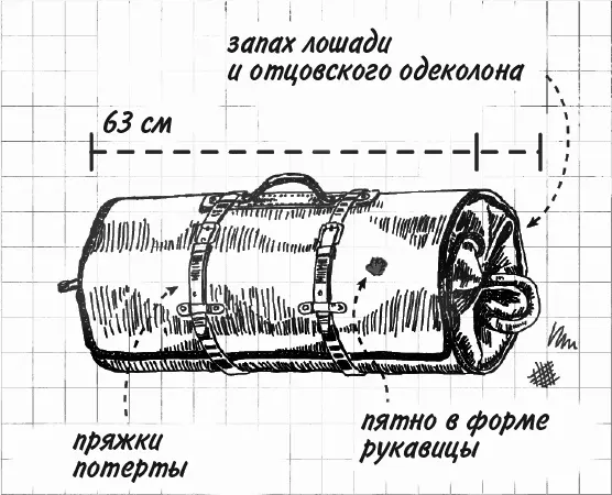 Скатка с одеялом Из блокнота З33 50 Рисунок звуков Венгерского танца - фото 93