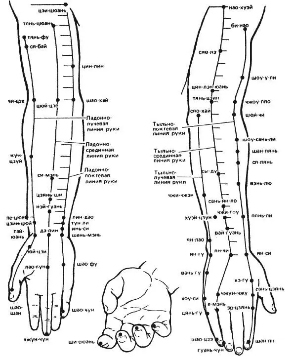 Рис 79 Линии и расположение точек на руках В Китае для более точного - фото 108