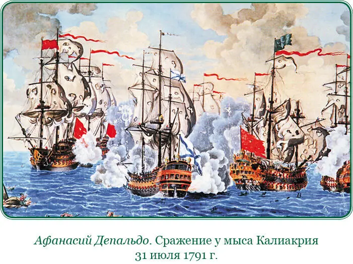 Капитанпаша некоторую часть кораблей своих устроил уже в линию правого галса - фото 48